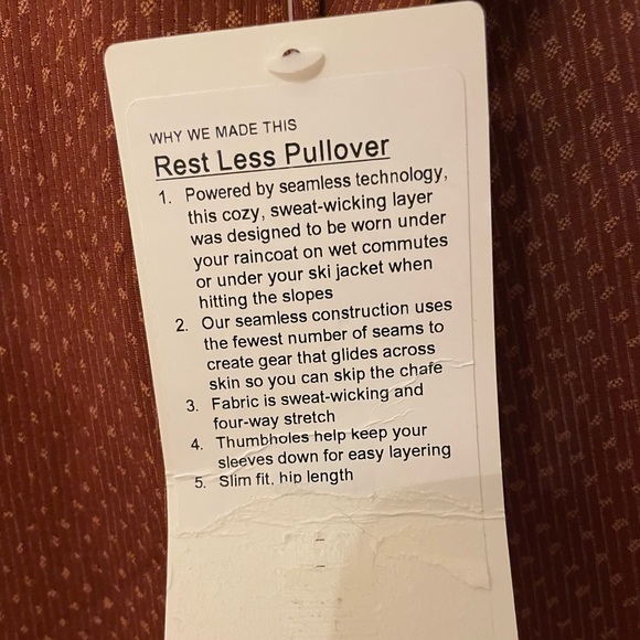 Lululemon Rest Less Pullover - Picture 7 of 7